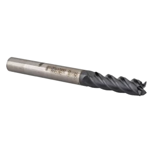 SQUARE END MILL: 3/16" DIA, 5/8" LOC, 4 FLUTE, SOLID CARBIDE
