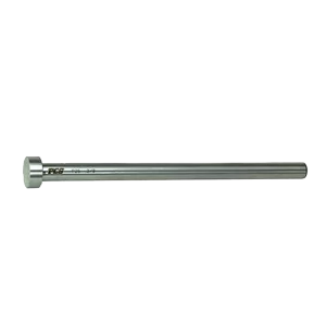 NITRIDED EJECTOR PINS HAVE A SURFACE HARDNESS BETWEEB 65-74 RC WITH A CORE HARDNESS BETWEEN 40-45 RC NP9-10
