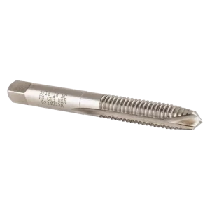SPIRAL POINT TAP: 5/16-18 THREAD, UNC, 2 FLUTES, PLUG CHAMFER, 3B CLASS OF FIT, HSS, BRIGHT/UNCOATED FINISH - RIGHT HAND, H3  K008391AS