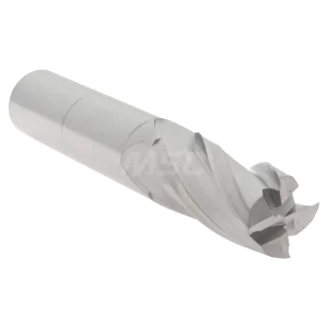 SQUARE END MILL: 5/8" DIA, 1-1/4" LOC, 4 FLUTE, SOLID CARBIDE # 750195