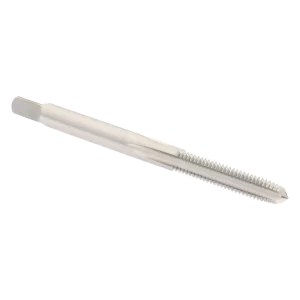 STRAIGHT FLUTE TAP: M4X0.7 METRIC COARSE, 4 FLUTE, PLUG CHAMFER, HSS, RIGHT/UNCOATED FINISH - 3/4" THREAD LENGTH, 2-1/8" OAL, RIGHT HAND, D2 K020121AS