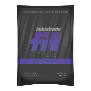 FIT MOISTURIZING DRINK WITHOUT SUGAR 600ML INDUSTRADE GRAPE FLAVOR