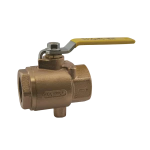 Apollo 7K‑102‑27 bronze ball valve 3/8" 125 psi with drain