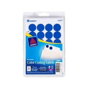 Navy blue circle labels 3/4 inch – 1008-pack by AVERY