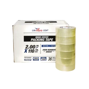 Heavy duty packing tape 2" x 110 yd LIFE SUPPLY USA er696