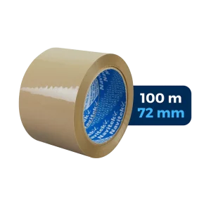 Navitek 240 Transparent Tape – 72mm x 100m 95 EXTRA Strength for Heavy-Duty Packaging