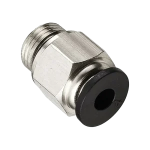 Milton 601BK male swivel connector – 5/16″ hose barb × 1/4″ MNPT