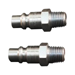 Milton 1839 male quick‑connect plug – 1/4″ NPT × 3/8″
