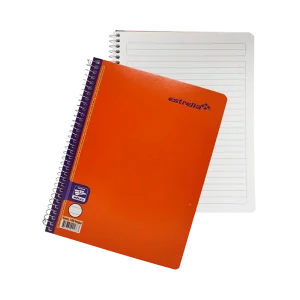 French Ruled Notebook Spiral Mega Raya Scribe 100H - Estrella