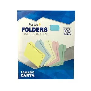 Blue Letter Size Folders – Pack of 100