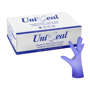 POWDER-FREE NITRILE GLOVES LARGE BOX 100 PCS