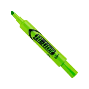 Green Chisel Tip Highlighter – by Avery