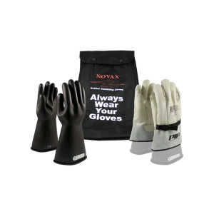 Pip novax 150-sk class 1 electric glove kit size 9 – 14″ straight cuff