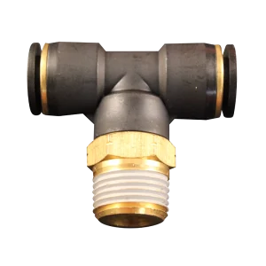 MILTON MALE TUBING TEE #2204-5 5/16" X 1/4" NPT