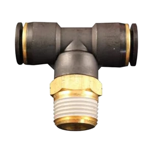 MILTON MALE TUBING TEE #2204-6 5/16" X 3/8" NPT