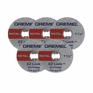 DREMEL EZ456 1-1/2 INCH EZ-LOCK CUT-OFF WHEEL 5 PIECE