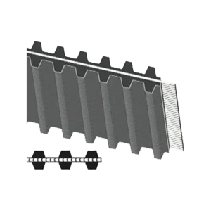DOUBLE SIDED TIMING BELT FOR TACO SHELL